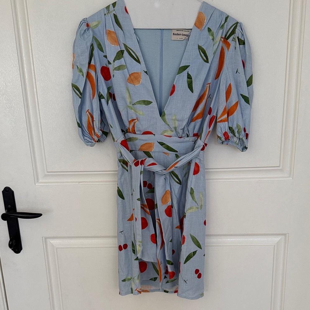 Finders Keepers Blue Floral Dress